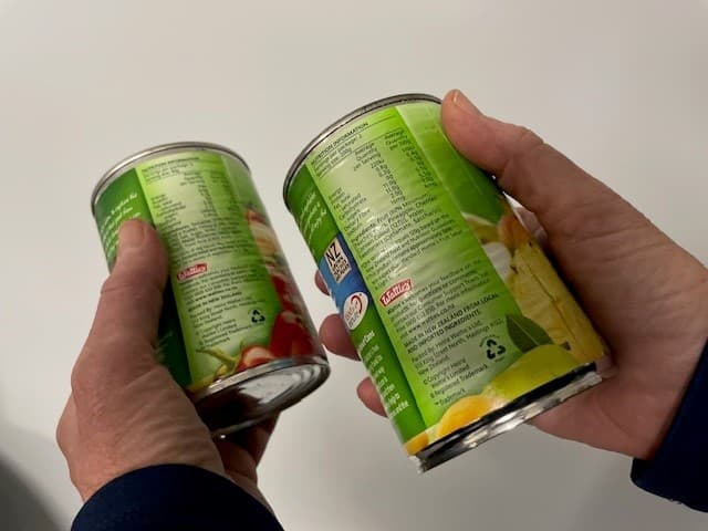 Nutrition information panels on supermarket packaging